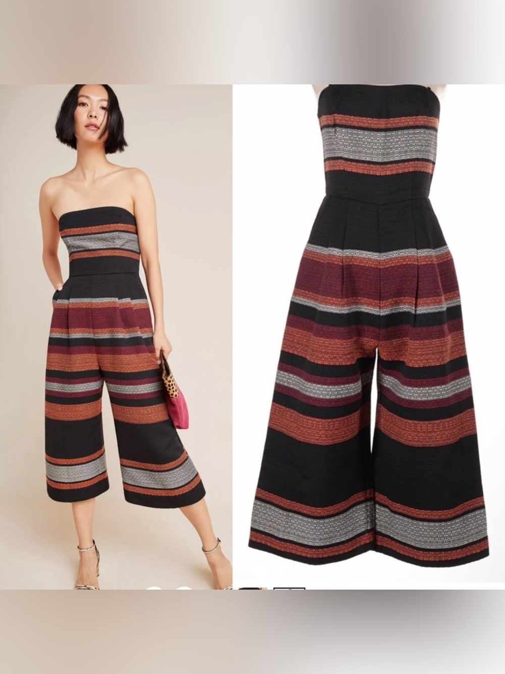 Anthropologie Corey Lynn Calter Nina Tapestry‎ Jumpsuit size 2 western,Boho